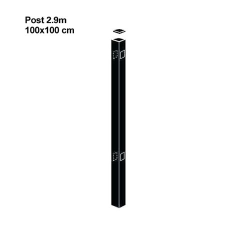 steel post boxes|100mmx100mm steel posts.